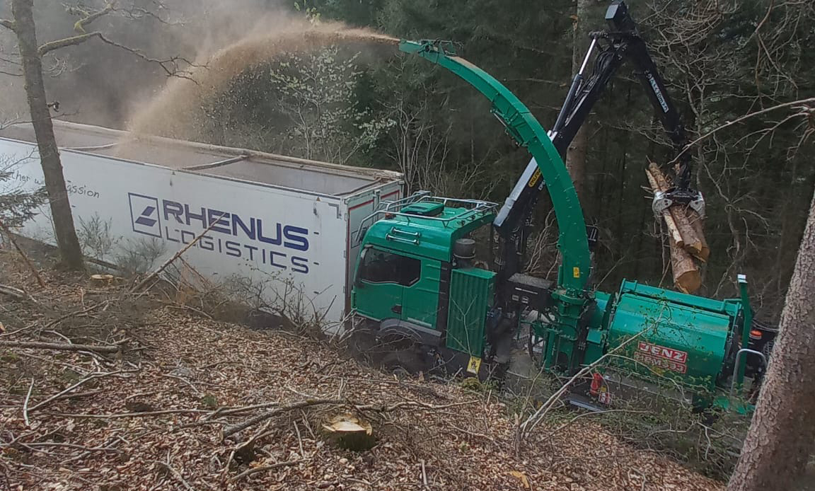 Kegelspalter für übergroße Stämme