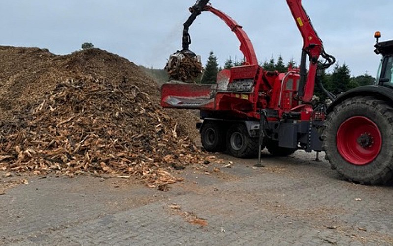 Hilden Hackgut und Transport bei der Arbeit